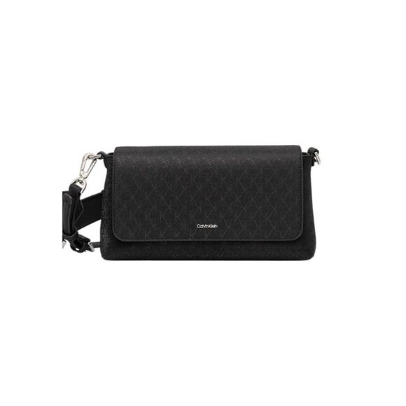 Calvin Klein Black Polyurethane Women's Shoulder Bag